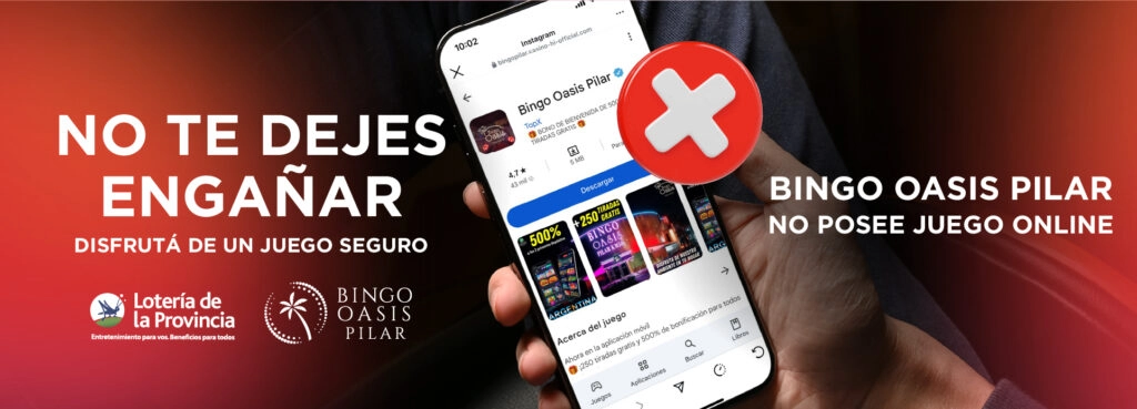 Aviso legal de Oasis Pilar