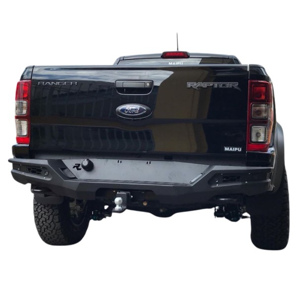 Bumper Trasero Rhino 4x4 Evo 3 Para F Ranger Raptor 2019+ C/ Sensores Negro Epoxi