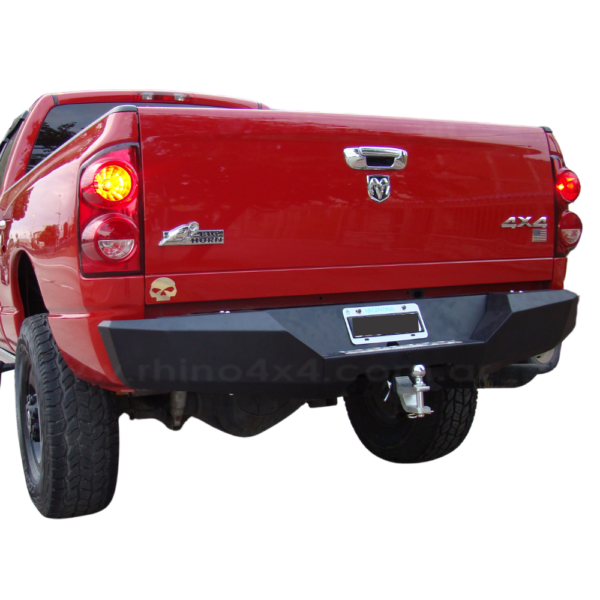 Bumper Trasero Rhino 4x4 Evo 3 Para Ram 2500 06-11 Epoxi Negro