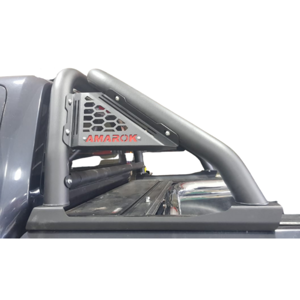 Jaula Antivuelco Rhino 4x4 Para Amarok Negro Epoxi