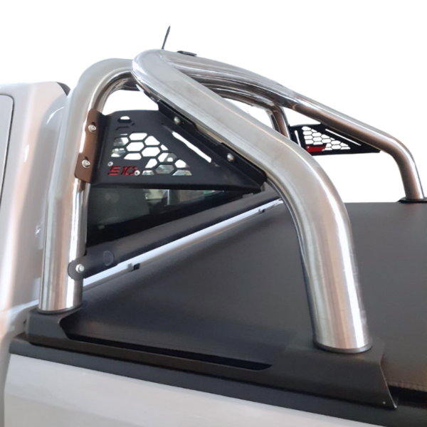 Jaula Antivuelco Rhino 4x4 Para C S10 2012+ Dc Acero Inox