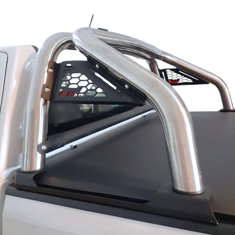 Jaula Antivuelco Rhino 4x4 Para C S10 2012+ Dc Acero Inox