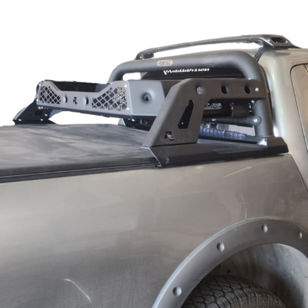 Jaula Evolution Con Parrilla Portaobjetos P/ Mitsubishi L200 Triton (caja Curva) Doble Cabina
