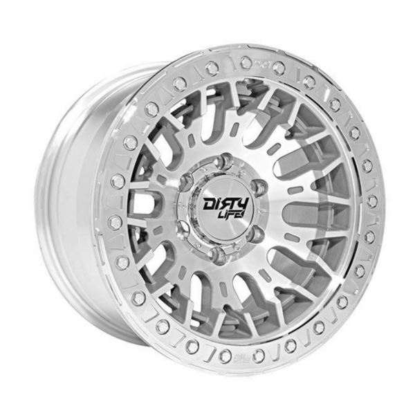 Llanta 9317 Dt3 Machined W/chrome Ring 17x9 6-139.7 18mm (beadlock)