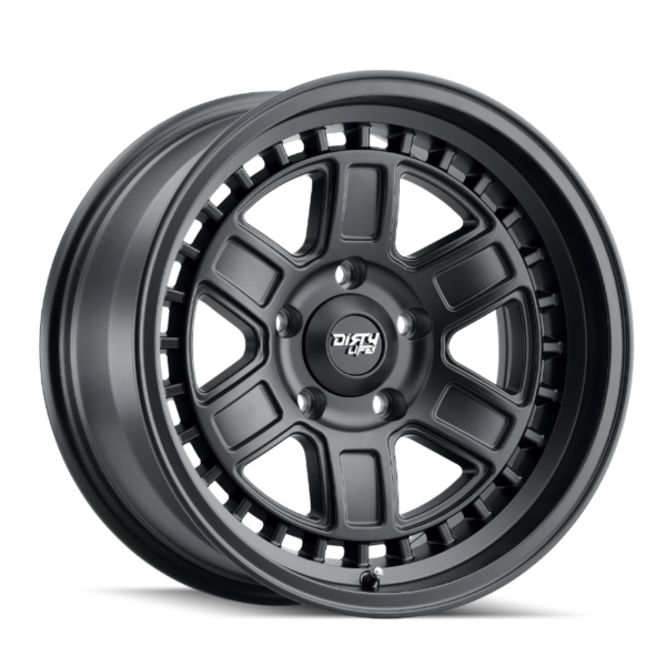 Llanta Dirty Life Cage 9308 Matte Black 17x8.5 5-127 -6mm 78.1mm