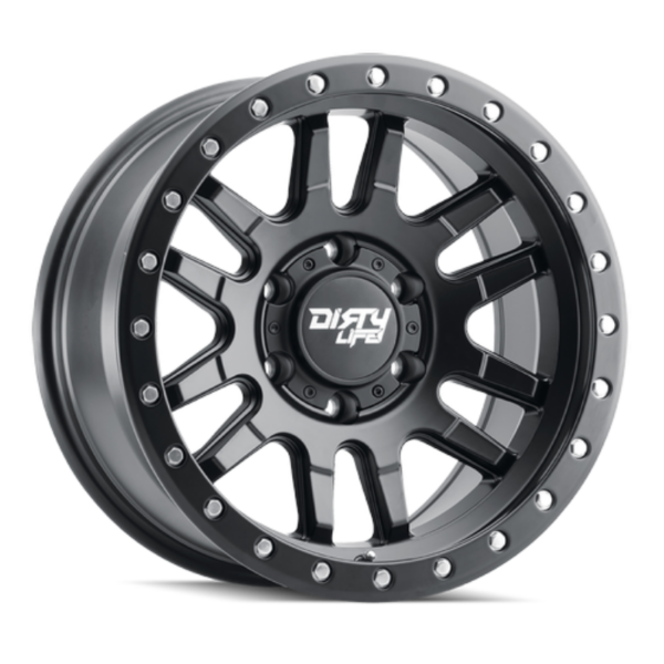 Llanta Dirty Life Canyon Pro 9309 Matte Black/matte Black Lip 17x9 5-127 -12mm 71.5mm