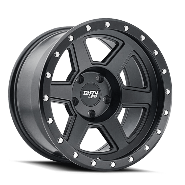 Llanta Dirty Life Compound 9315 Matte Black 18x9 6-114.3 -12mm 66.1mm