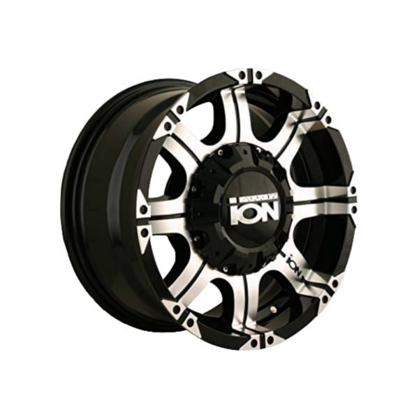 Llanta Ion Alloy 187 Satin Black Machined 16x8 6x139 5x139 +10 Cb108