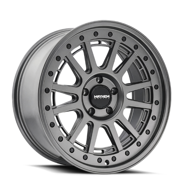 Llanta Mayhem Compass 8305 Matte Gunmetal W/ Blk Bolt 20x9 5-127 0mm 78.1mm